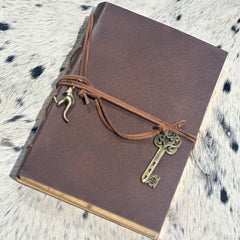 Customised Vegan Leather Bound Journal-An Unique Graduation, Birthday, Wedding and Christmas Gift for Yourself or Your Loved ones