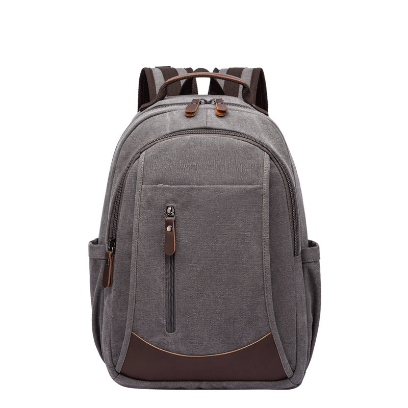 Canvas Backpack with Hands-Free Luggage Strap: Effortless Travel Companion