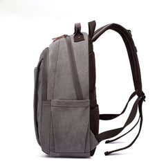 Canvas Backpack with Hands-Free Luggage Strap: Effortless Travel Companion