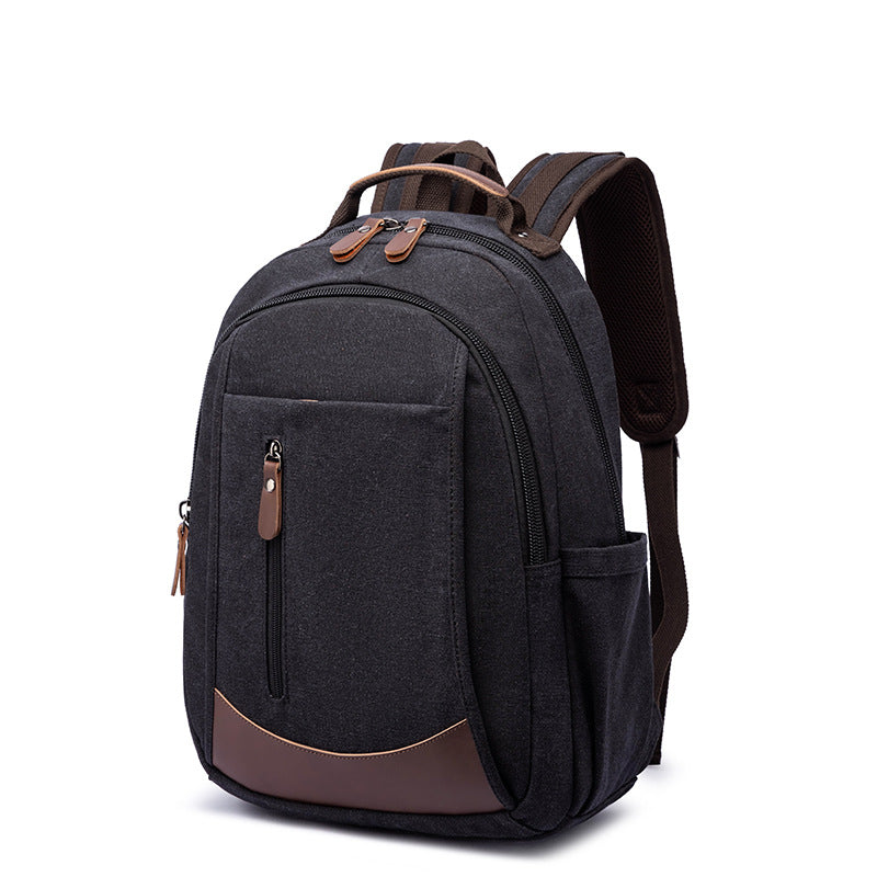 Canvas Backpack with Hands-Free Luggage Strap: Effortless Travel Companion