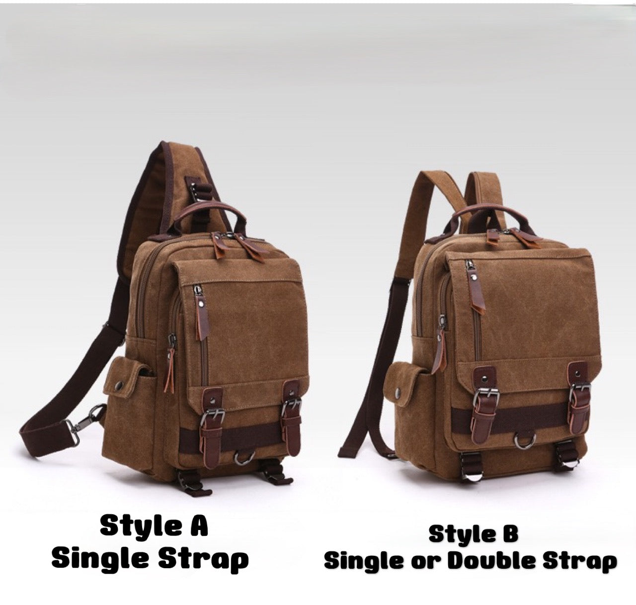 Julia Convertible Canvas Backpack: The Ultimate Functional Crossbody Bag & Backpack