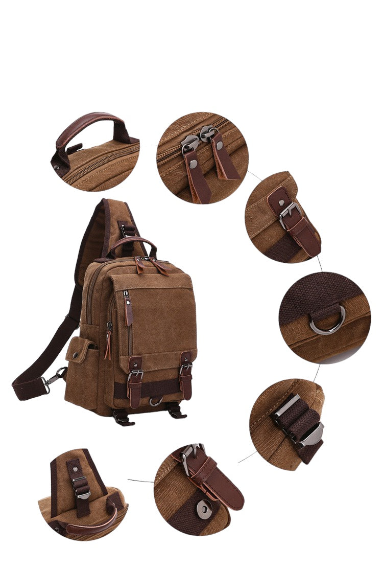 Julia Convertible Canvas Backpack: The Ultimate Functional Crossbody Bag & Backpack