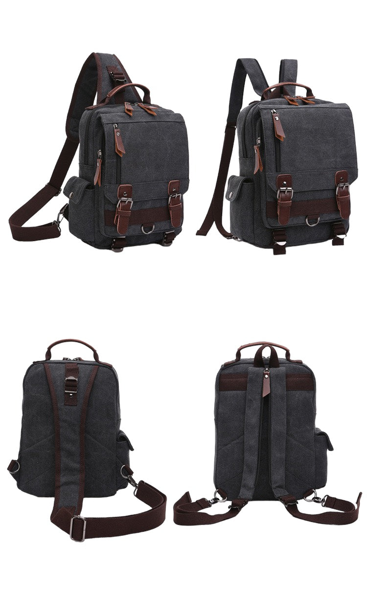 Julia Convertible Canvas Backpack: The Ultimate Functional Crossbody Bag & Backpack