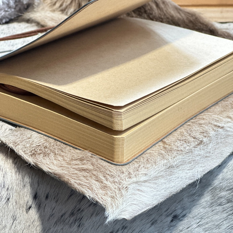 Vintage Wanderlust Compass Journal with Recycled Paper