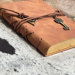 Small Personalised Vegan Leather Bound Journal-Unleash Your Creativity
