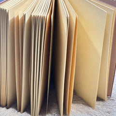 Sustainable Elegance: Handcrafted Tree of Life Vegan Leather Journal with Recycled Paper