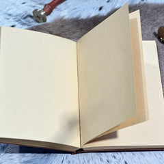 Sustainable Elegance: Handcrafted Tree of Life Vegan Leather Journal with Recycled Paper