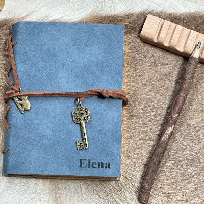 Small Personalised Vegan Leather Bound Journal-Unleash Your Creativity