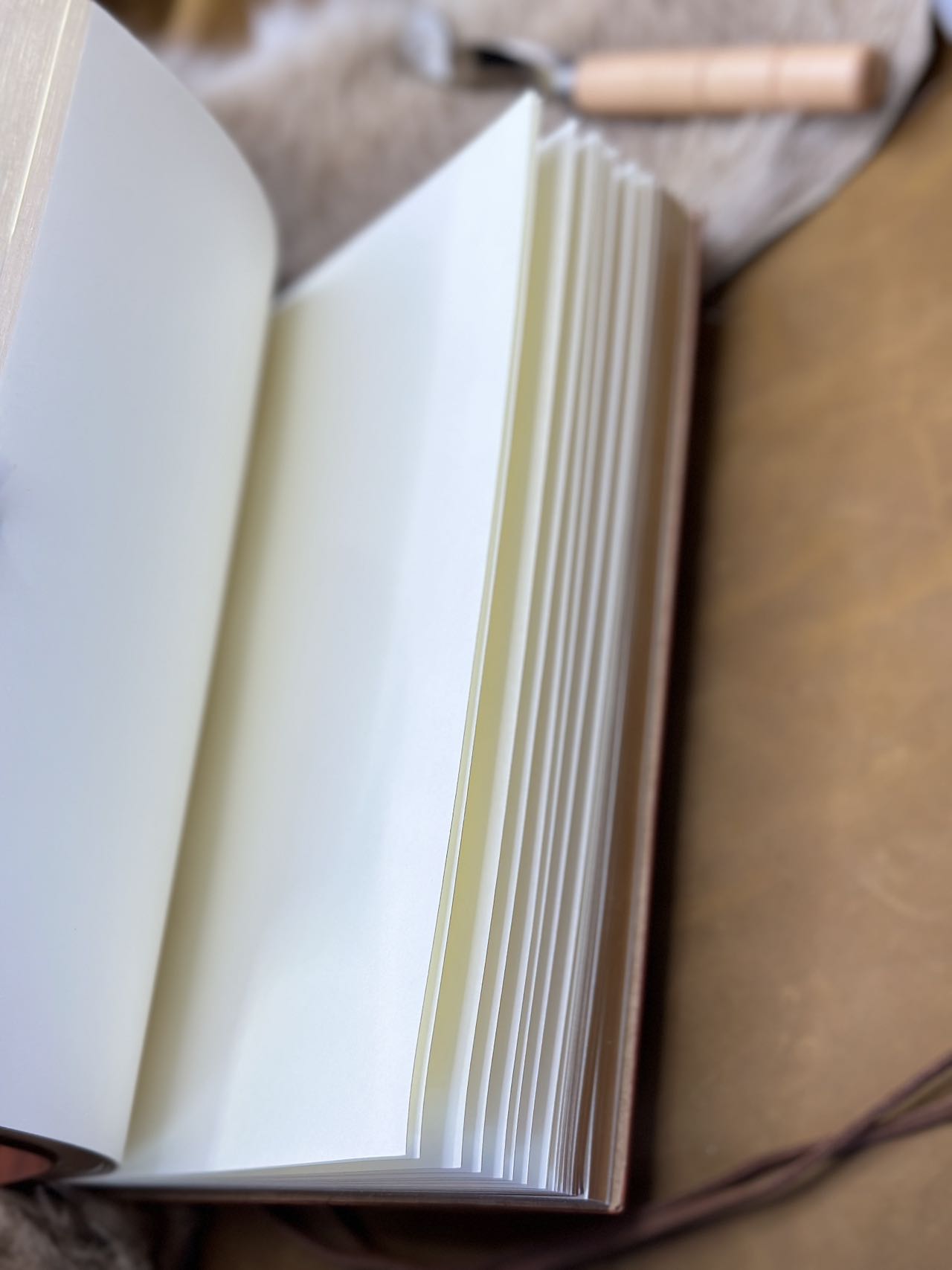 Customised Vegan Leather Bound Journal-An Unique Graduation, Birthday, Wedding and Christmas Gift for Yourself or Your Loved ones