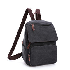Colourful Compact Canvas Backpack: Stylish Convenience for On-the-Go