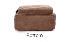 Colourful Compact Canvas Backpack: Stylish Convenience for On-the-Go