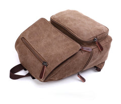 Colourful Compact Canvas Backpack: Stylish Convenience for On-the-Go