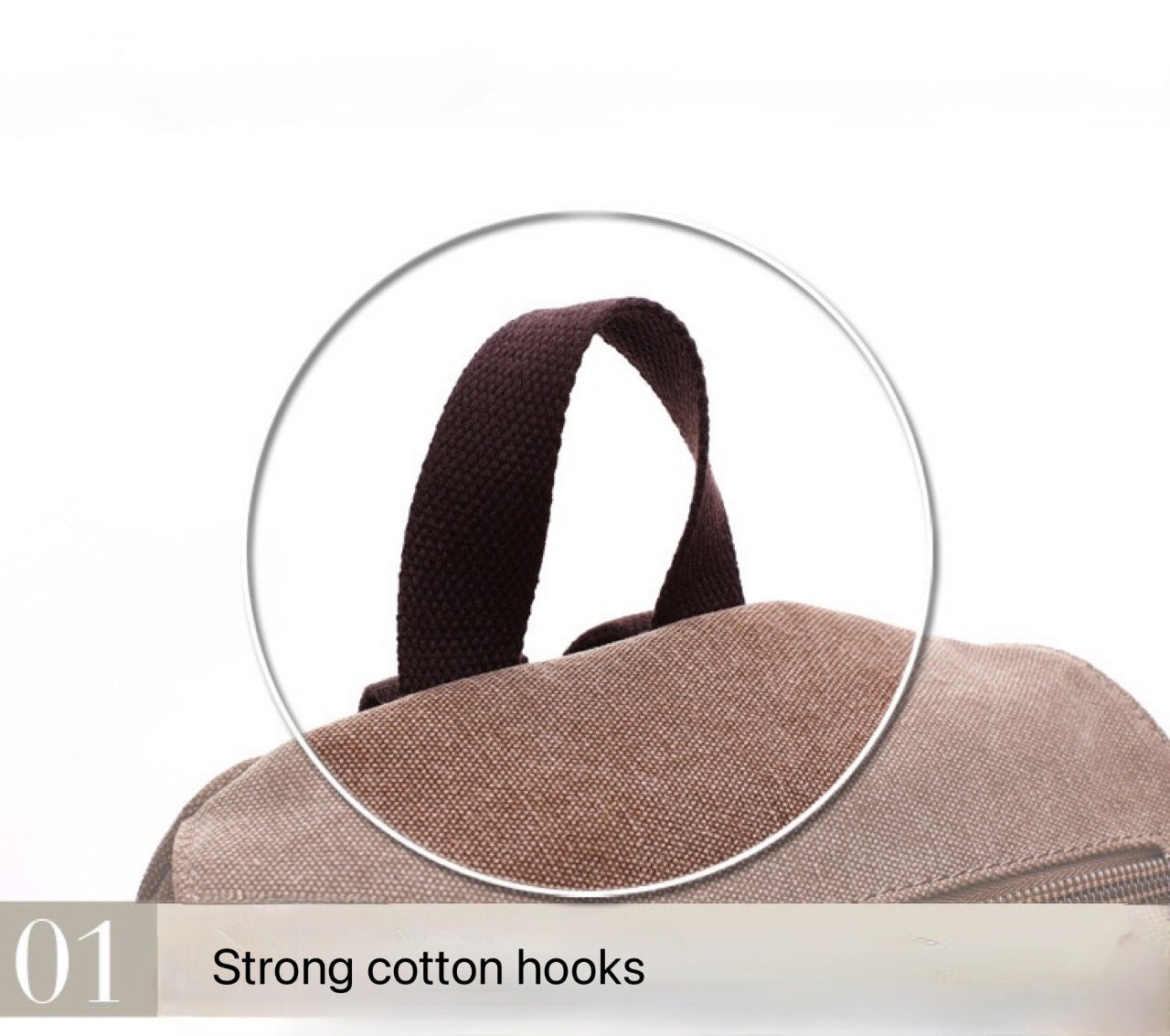 Colourful Compact Canvas Backpack: Stylish Convenience for On-the-Go