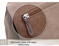 Colourful Compact Canvas Backpack: Stylish Convenience for On-the-Go