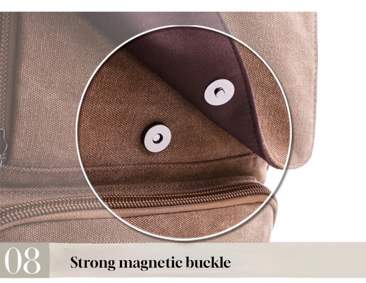 Colourful Compact Canvas Backpack: Stylish Convenience for On-the-Go