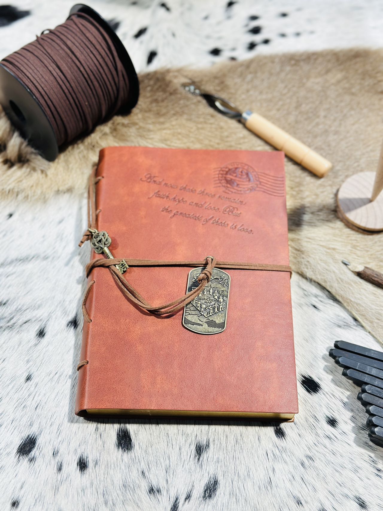 "Eternal Love" Embossed Journal - Where Faith, Hope, and Love Unite!