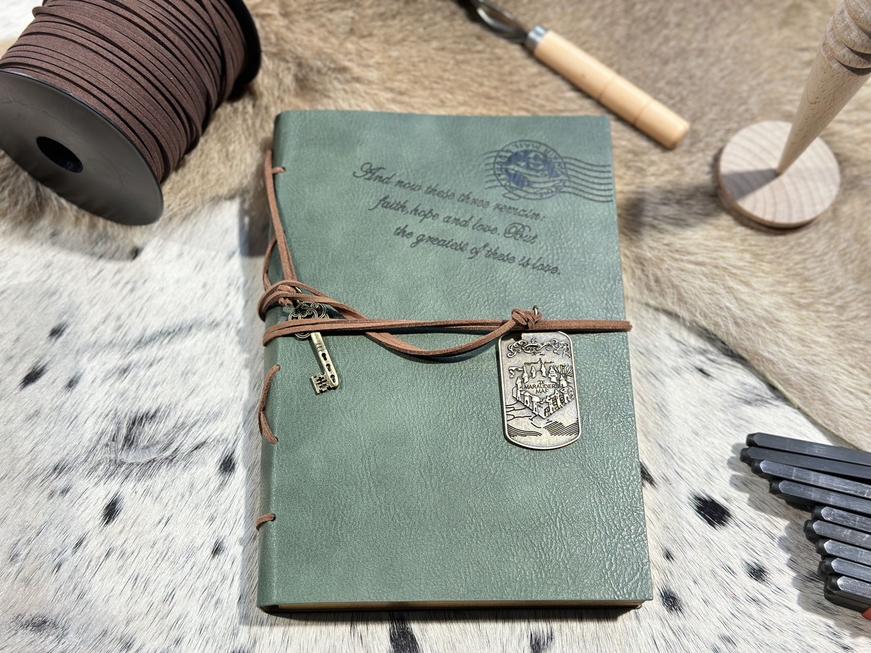 "Eternal Love" Embossed Journal - Where Faith, Hope, and Love Unite!