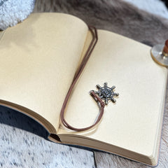 Vintage Wanderlust Compass Journal with Recycled Paper