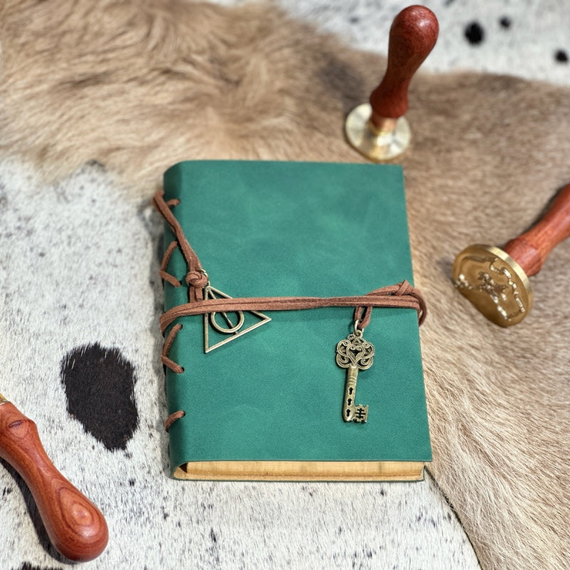 Small Personalised Vegan Leather Bound Journal-Unleash Your Creativity
