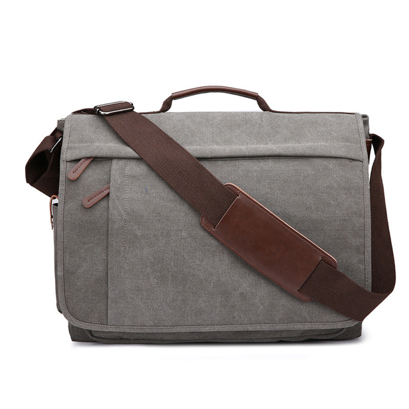 Versatile Canvas Laptop Messenger Bag: Choose Your Perfect Fit in Two Sizes