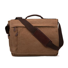 Versatile Canvas Laptop Messenger Bag: Choose Your Perfect Fit in Two Sizes